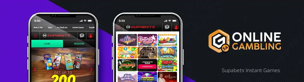 Supabets Instant Games for South African Players