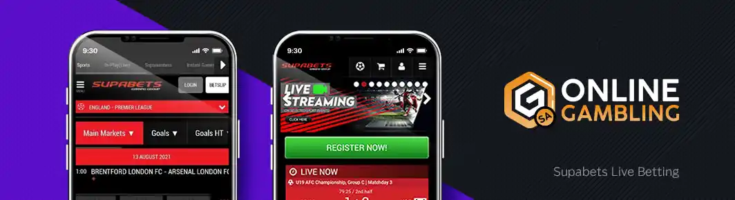 Supabets Live Betting for South African Players