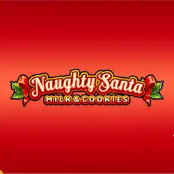 Logo image for naughty santa milk and cookies