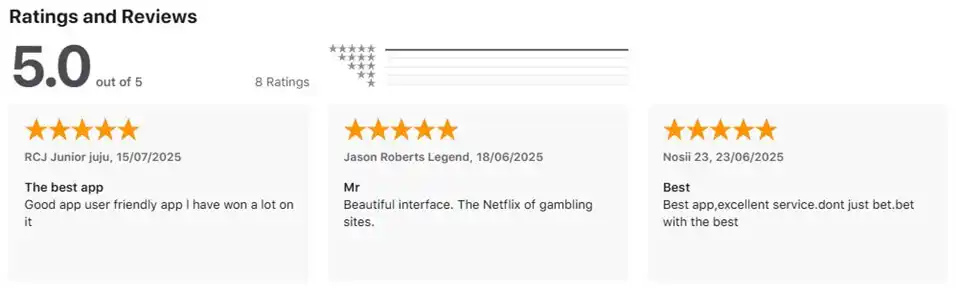 ZARbet App Ratings and Reviews