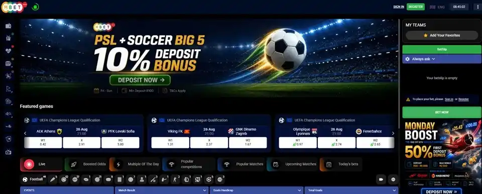 Mbet Sports Betting