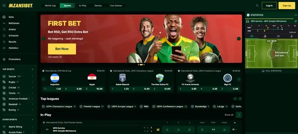 Mzansibet Sports Betting