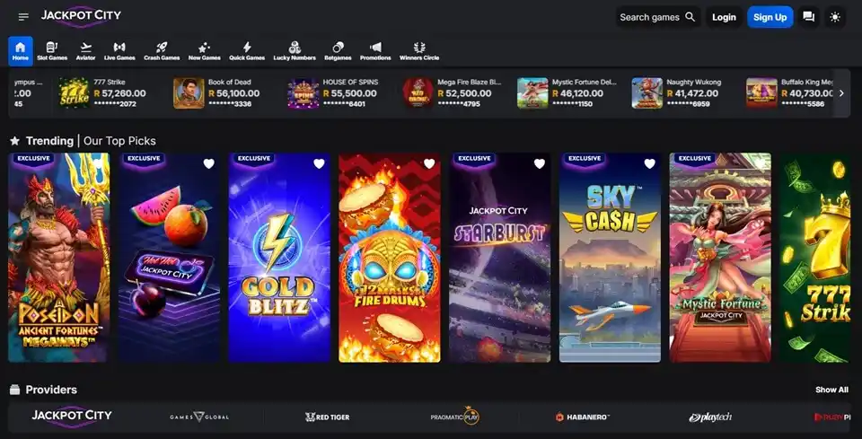 Jackpot City Casino Games