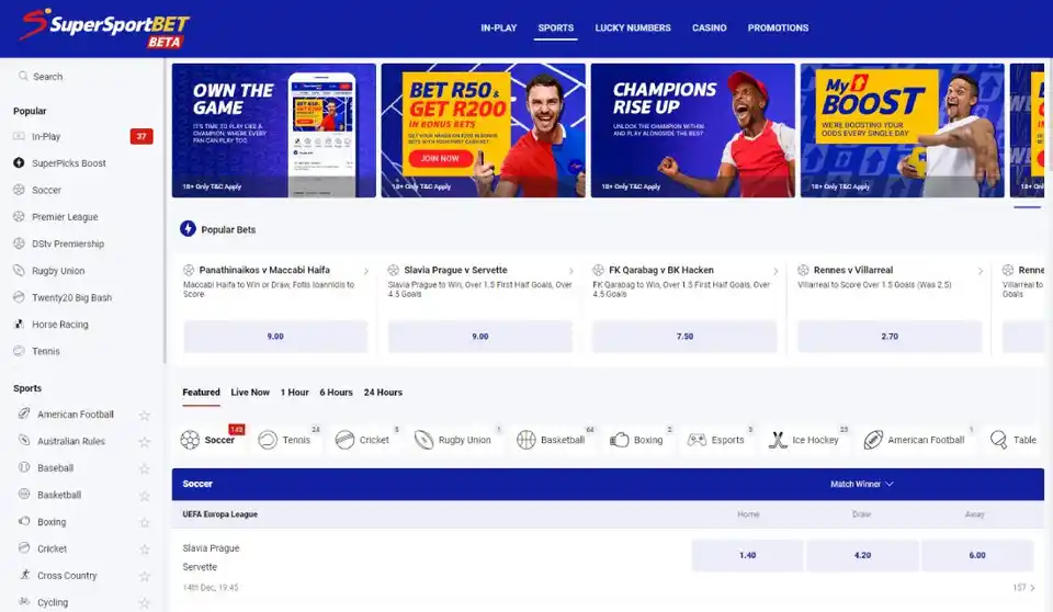 SuperSportBet Website