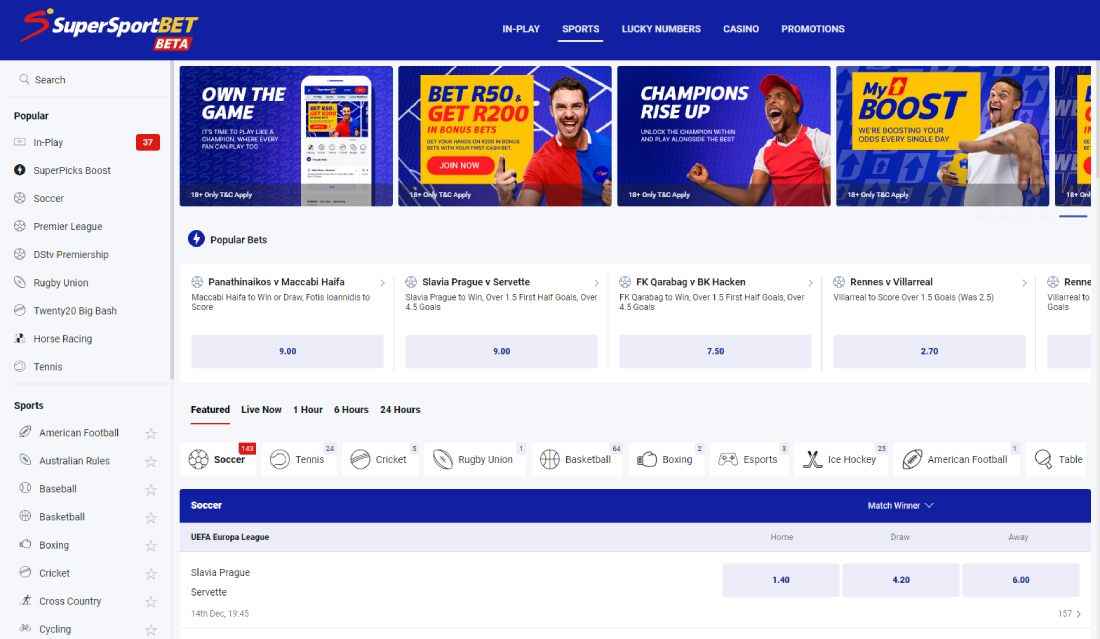 SuperSportBet kicks off operations in South Africa